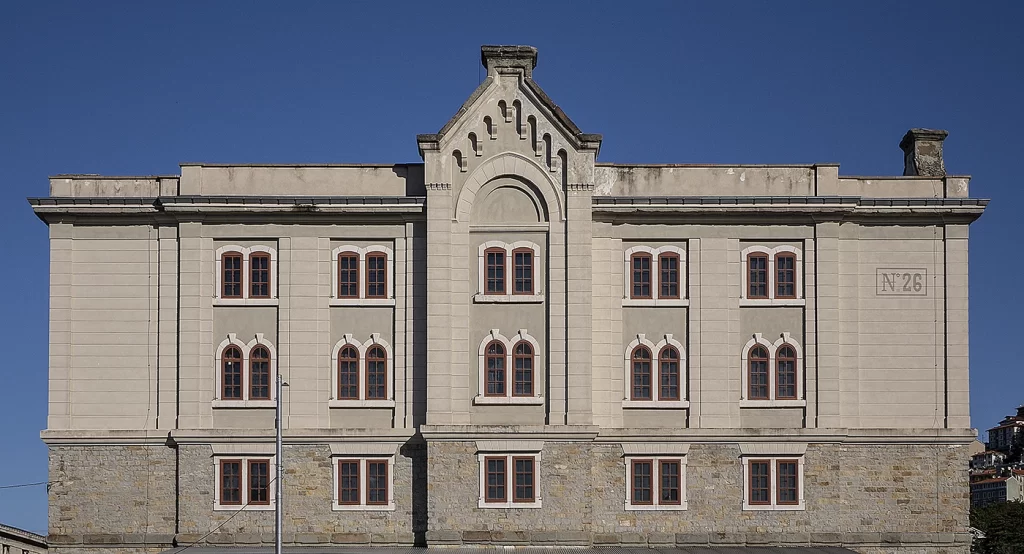 Magazzino 26 (Warehouse 26), detail of the external view of the building